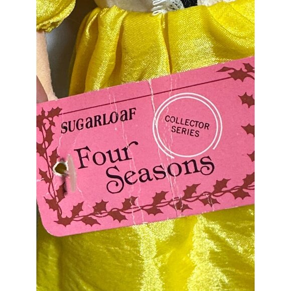 Vintage Sugarloaf Four Seasons Girl Doll Yellow Dress 1991 Collector Series 90s - Picture 5 of 6